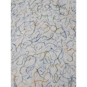 Laurens Flowers II RJR Quilting Fabric with Whimsical Multicolor Squiggles 1/2 y